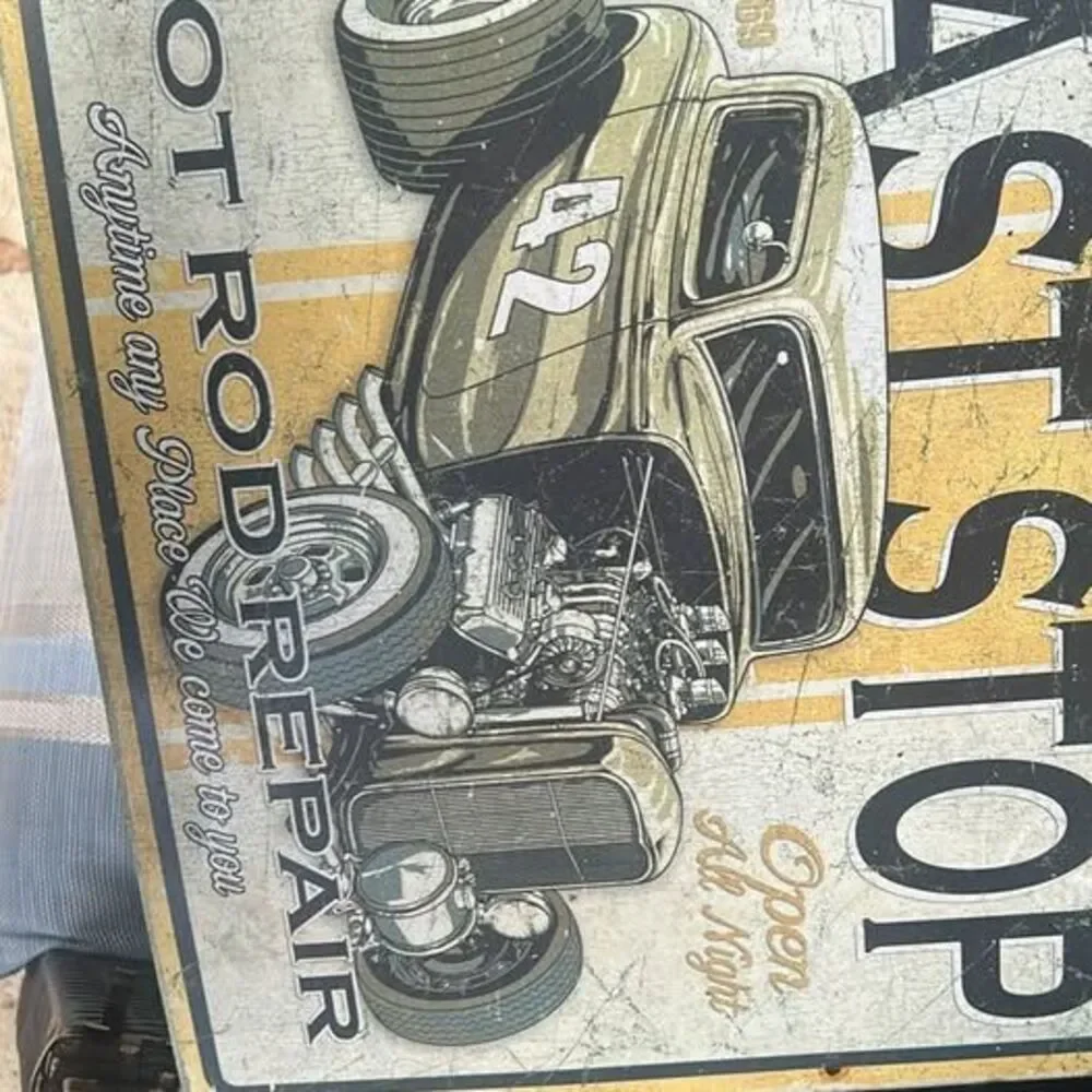 Vintage Hot Rod sign